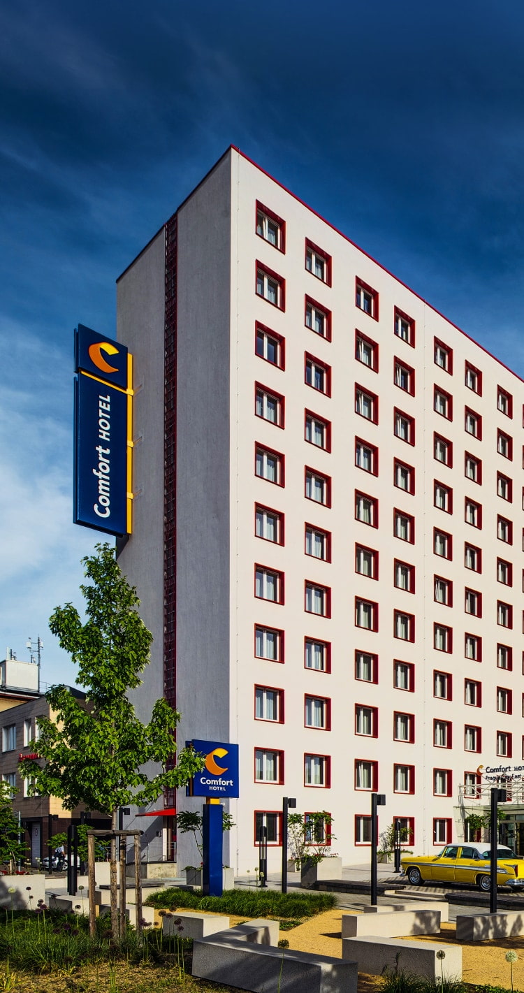 'Comfort Hotel Prague City East je moderní a pohodlný hotel situovaný v klidné části Prahy.'